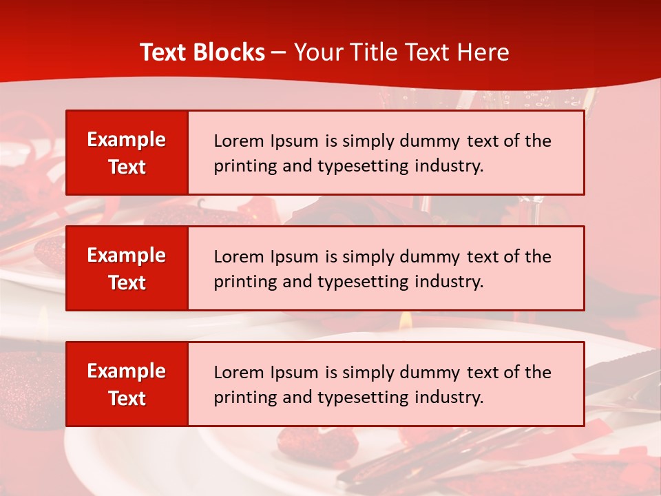Beautiful Plate Party PowerPoint Template