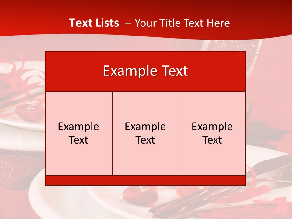 Beautiful Plate Party PowerPoint Template