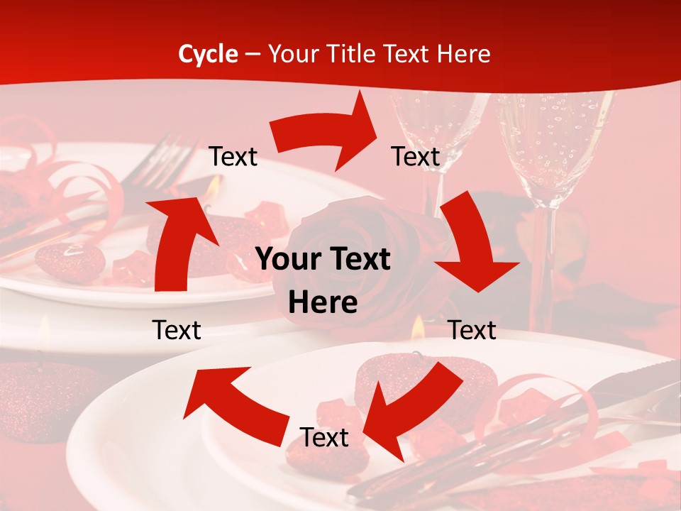 Beautiful Plate Party PowerPoint Template