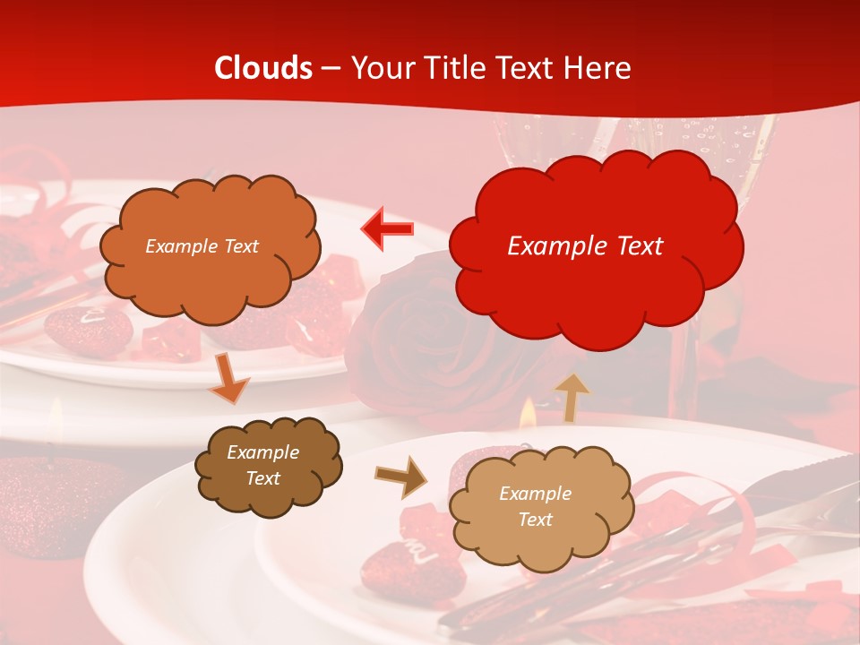 Beautiful Plate Party PowerPoint Template