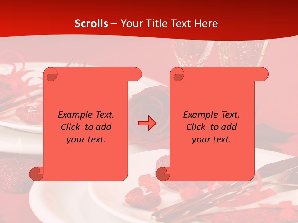 Beautiful Plate Party PowerPoint Template