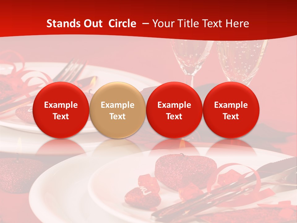 Beautiful Plate Party PowerPoint Template