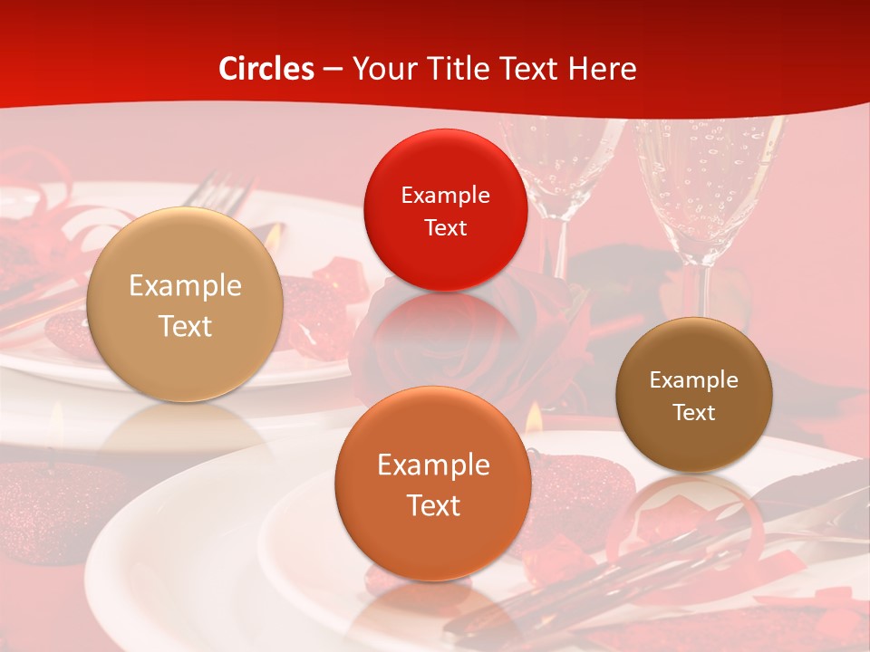 Beautiful Plate Party PowerPoint Template