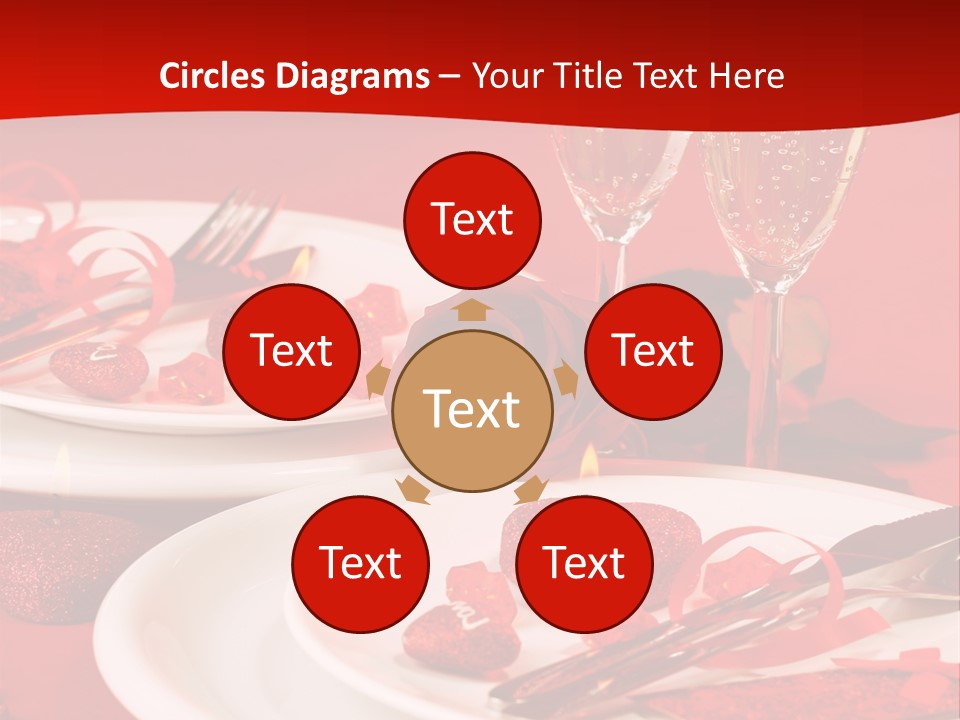 Beautiful Plate Party PowerPoint Template