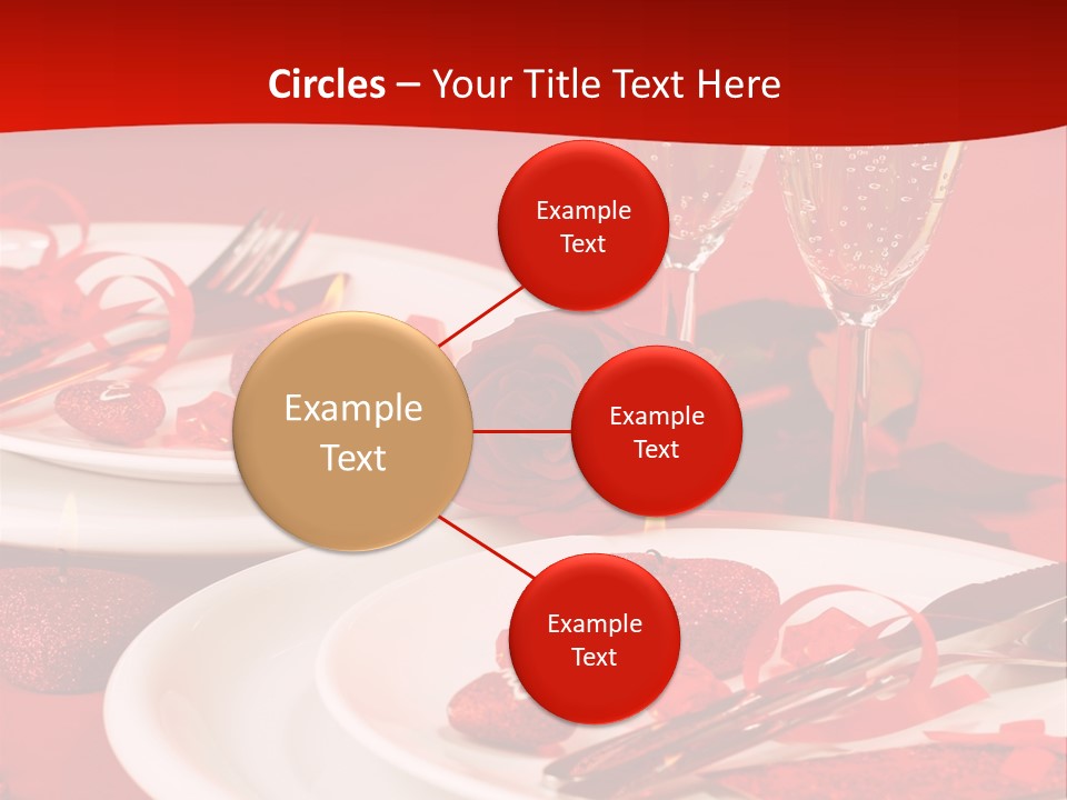 Beautiful Plate Party PowerPoint Template