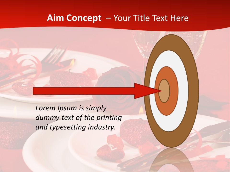 Beautiful Plate Party PowerPoint Template