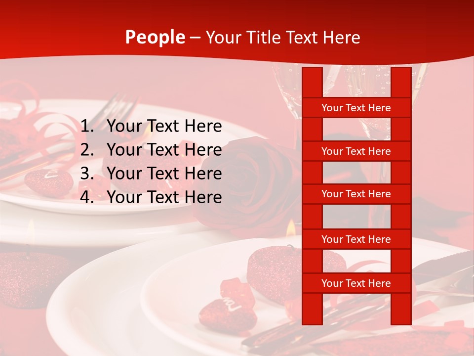 Beautiful Plate Party PowerPoint Template