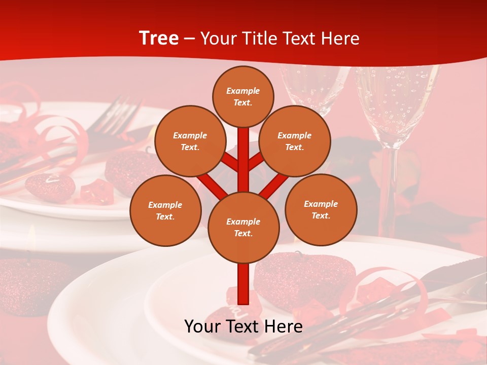 Beautiful Plate Party PowerPoint Template