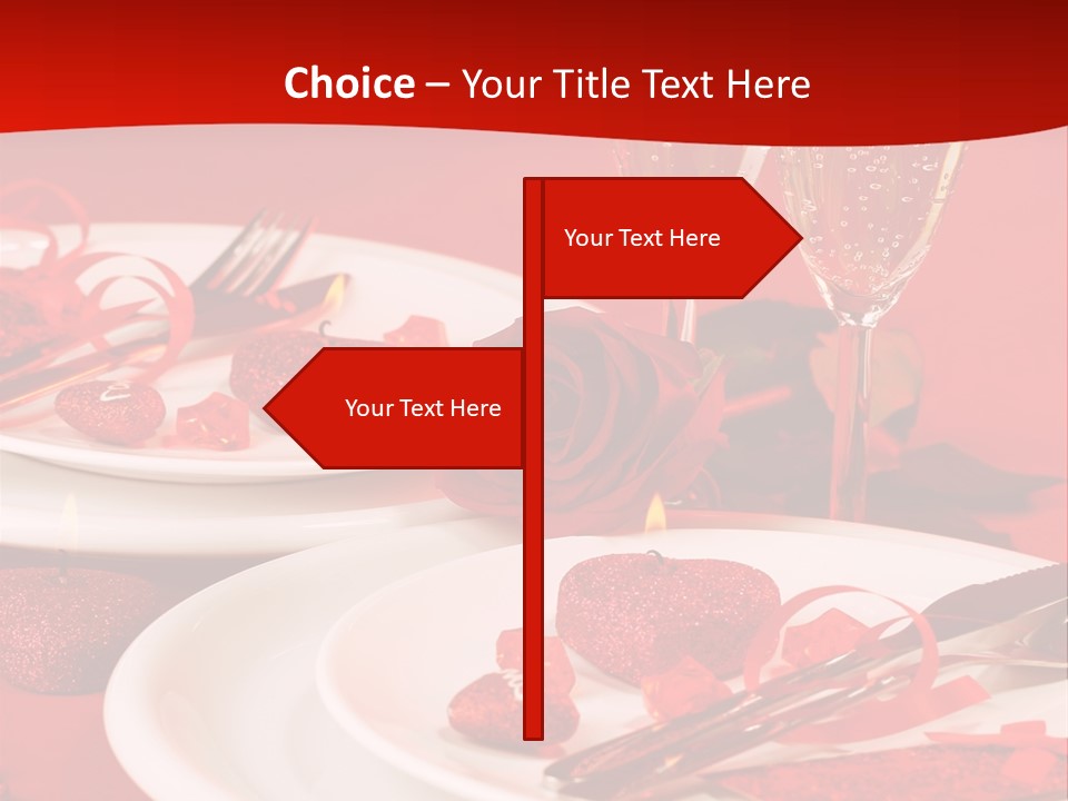Beautiful Plate Party PowerPoint Template