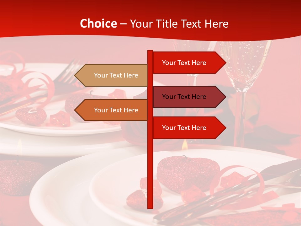 Beautiful Plate Party PowerPoint Template