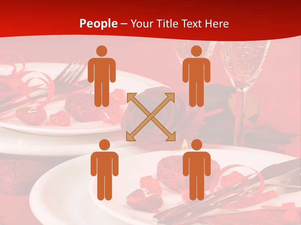 Beautiful Plate Party PowerPoint Template