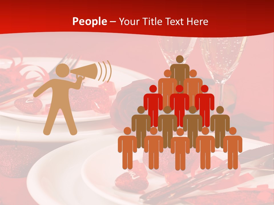 Beautiful Plate Party PowerPoint Template