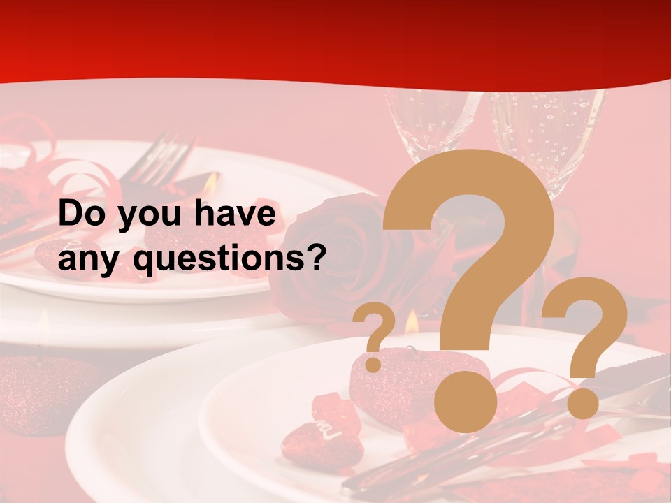 Beautiful Plate Party PowerPoint Template