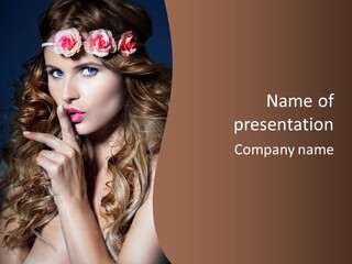 Floral Beautiful Fantasy PowerPoint Template