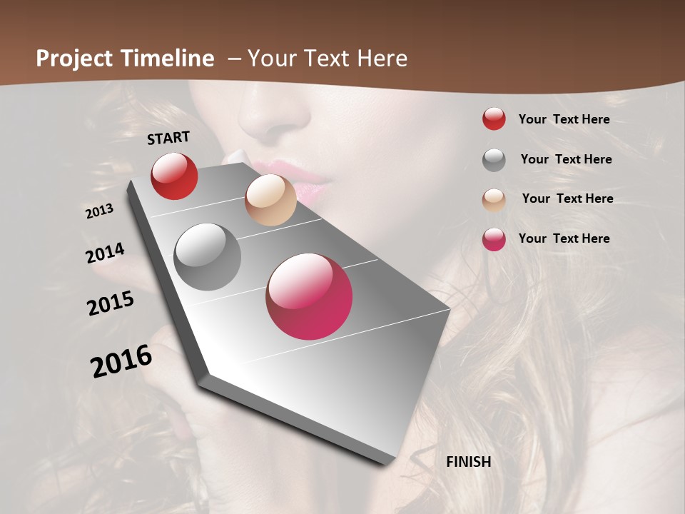 Floral Beautiful Fantasy PowerPoint Template