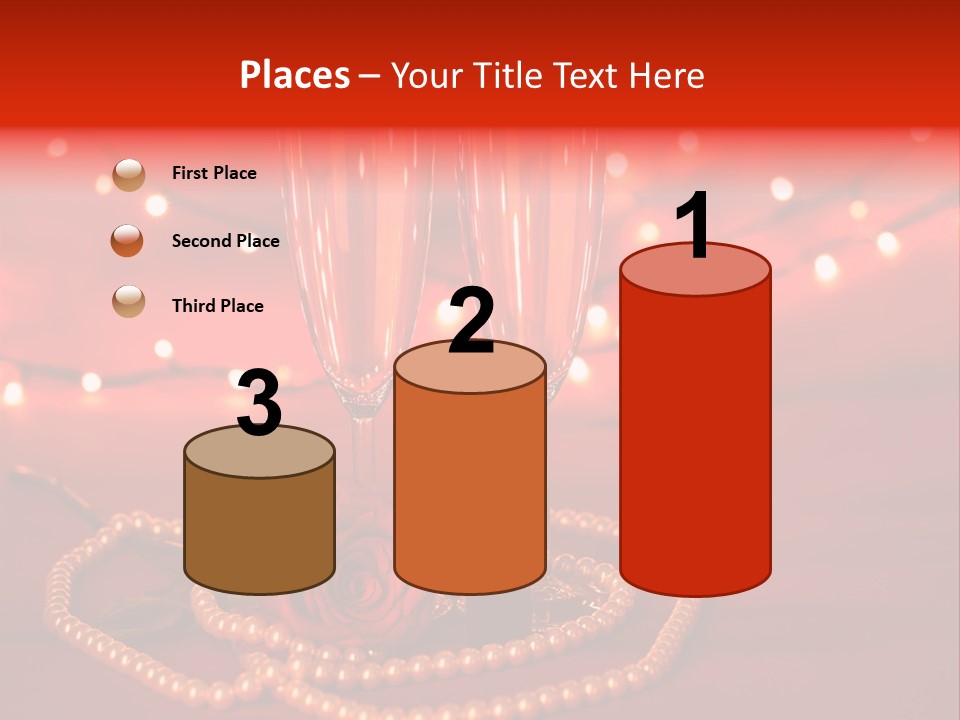 Red Accessories White PowerPoint Template