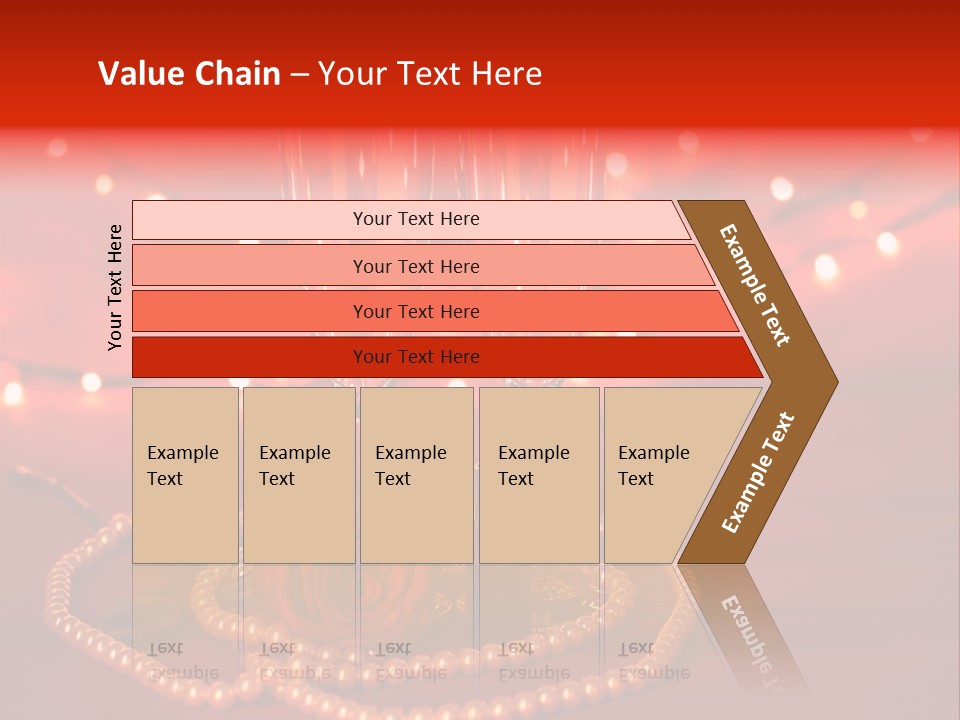 Red Accessories White PowerPoint Template