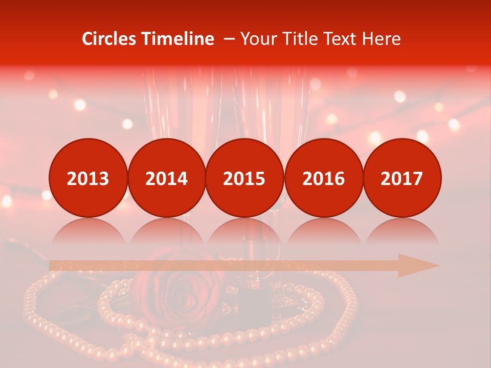 Red Accessories White PowerPoint Template