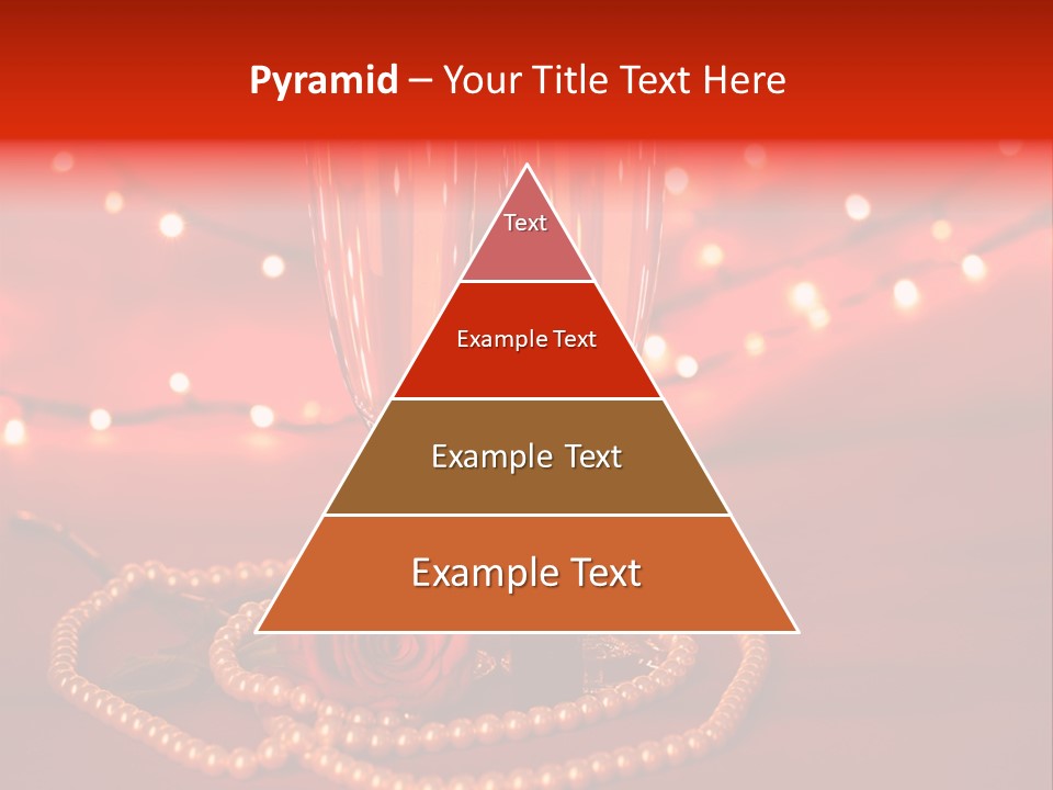 Red Accessories White PowerPoint Template