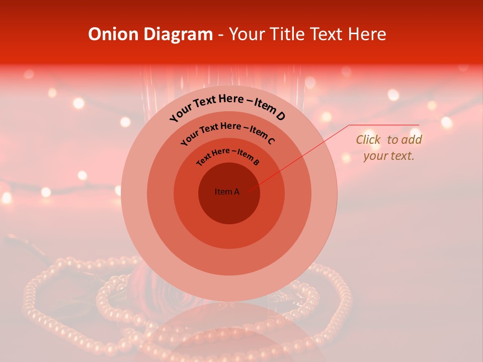 Red Accessories White PowerPoint Template