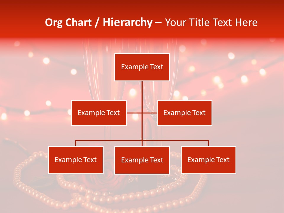 Red Accessories White PowerPoint Template