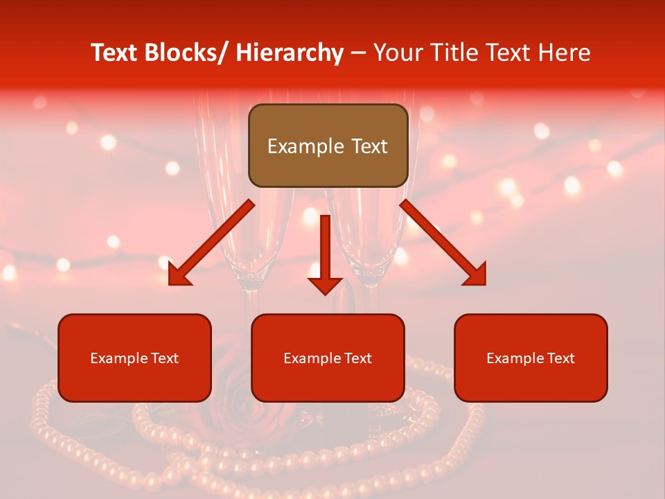Red Accessories White PowerPoint Template