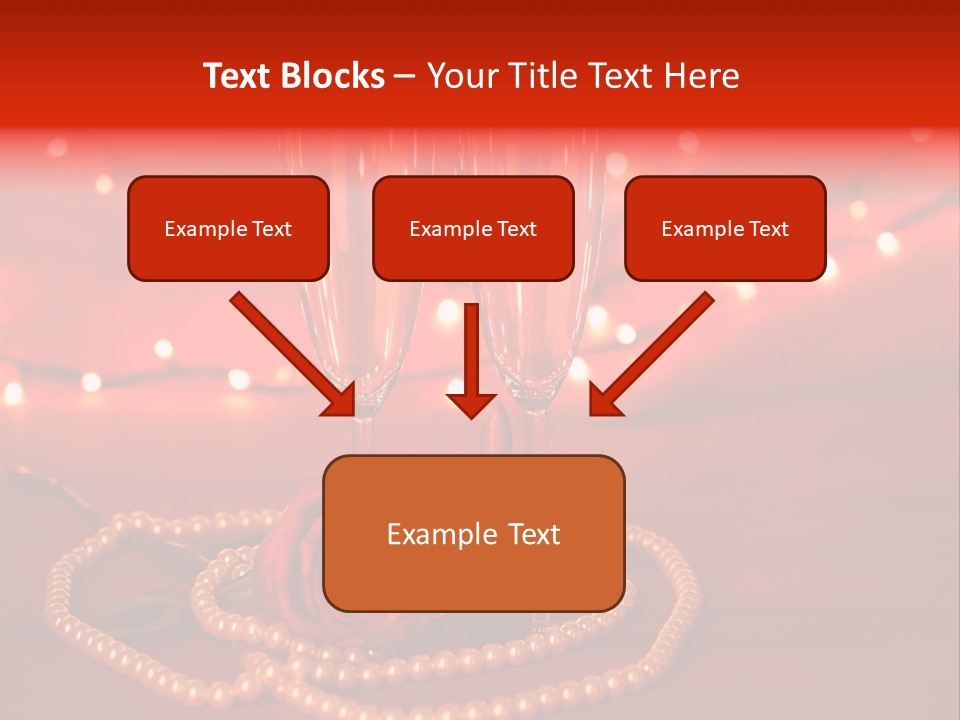 Red Accessories White PowerPoint Template