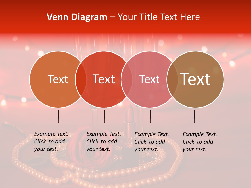 Red Accessories White PowerPoint Template