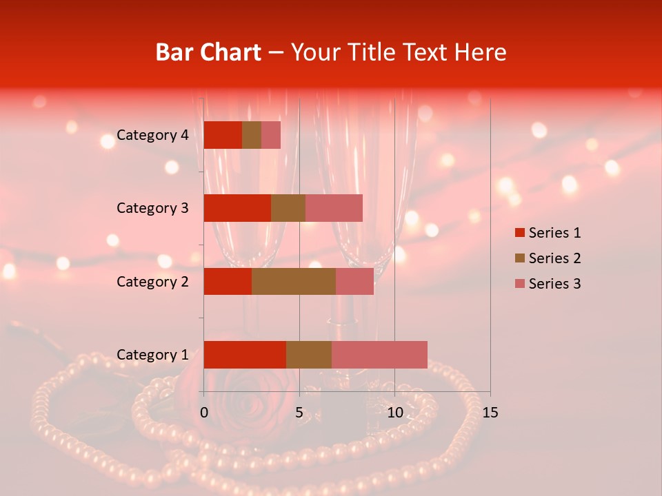 Red Accessories White PowerPoint Template