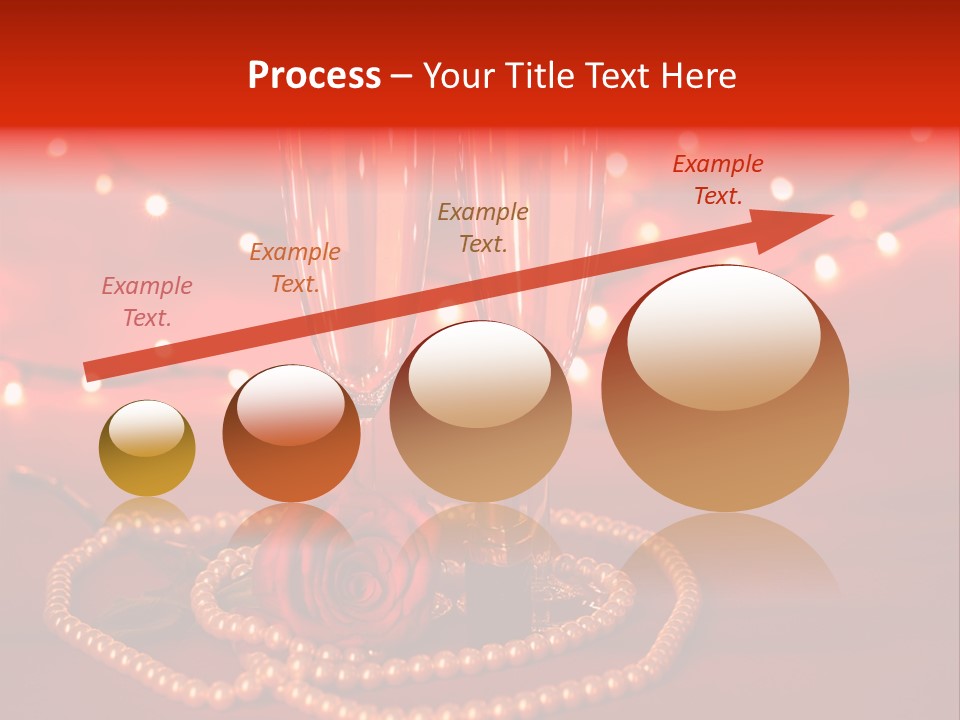 Red Accessories White PowerPoint Template