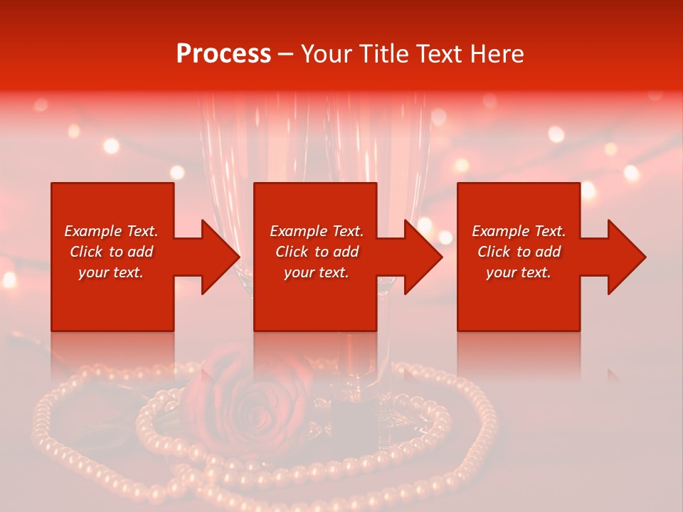 Red Accessories White PowerPoint Template