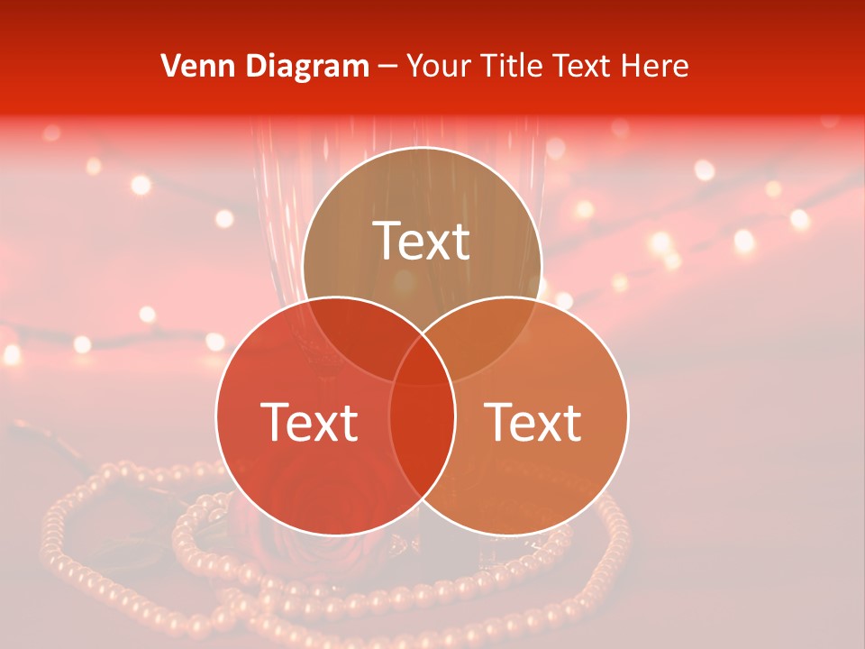 Red Accessories White PowerPoint Template