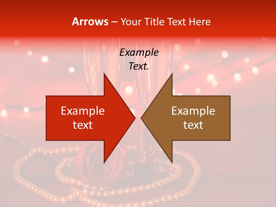Red Accessories White PowerPoint Template