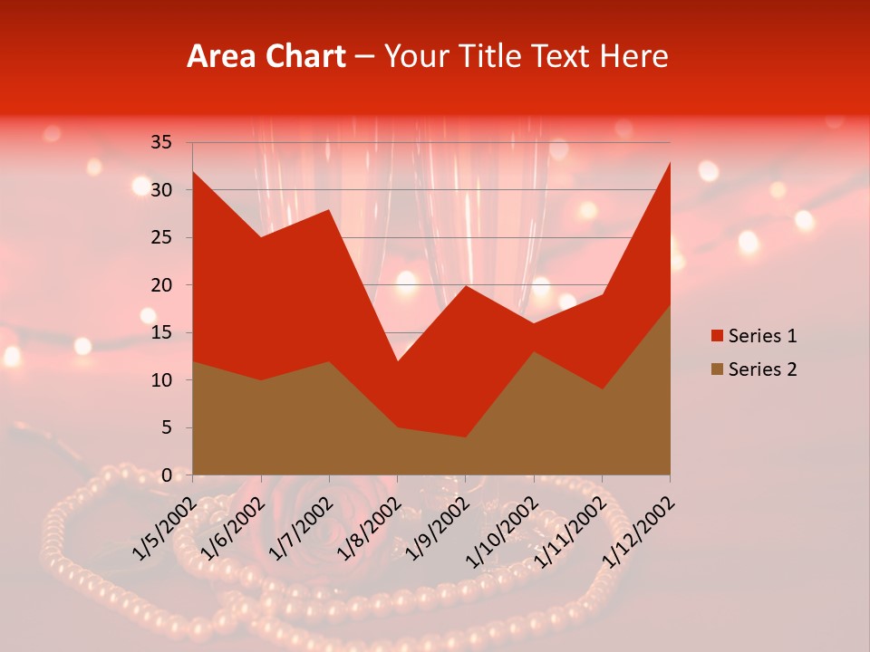 Red Accessories White PowerPoint Template