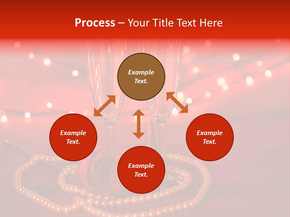 Red Accessories White PowerPoint Template