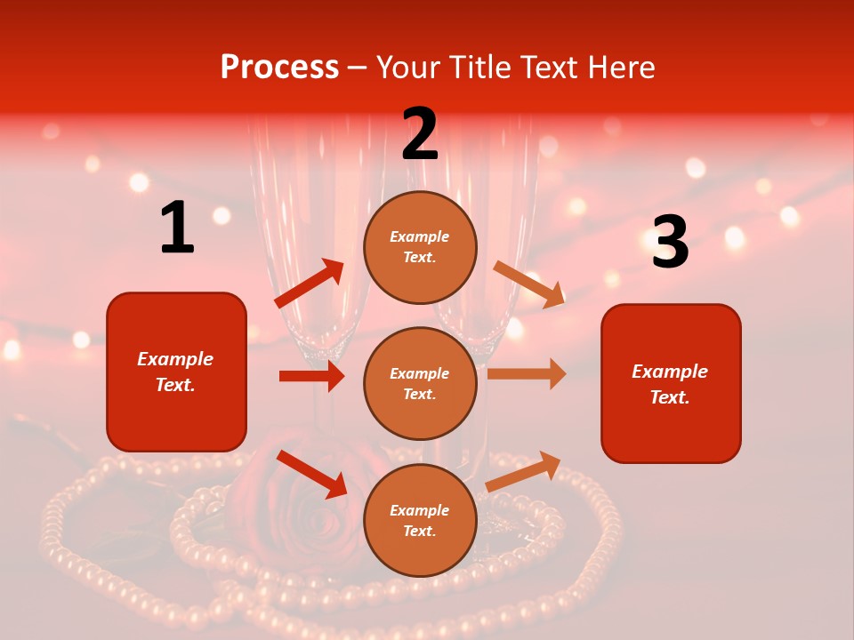 Red Accessories White PowerPoint Template