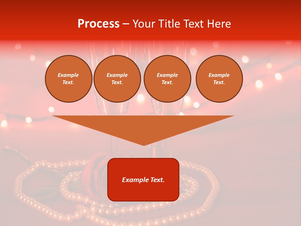 Red Accessories White PowerPoint Template
