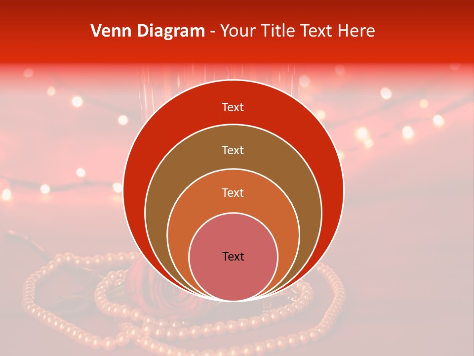 Red Accessories White PowerPoint Template