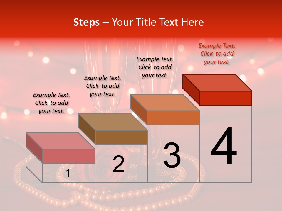 Red Accessories White PowerPoint Template