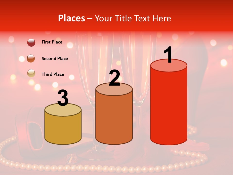 Shoe Pearls Female PowerPoint Template