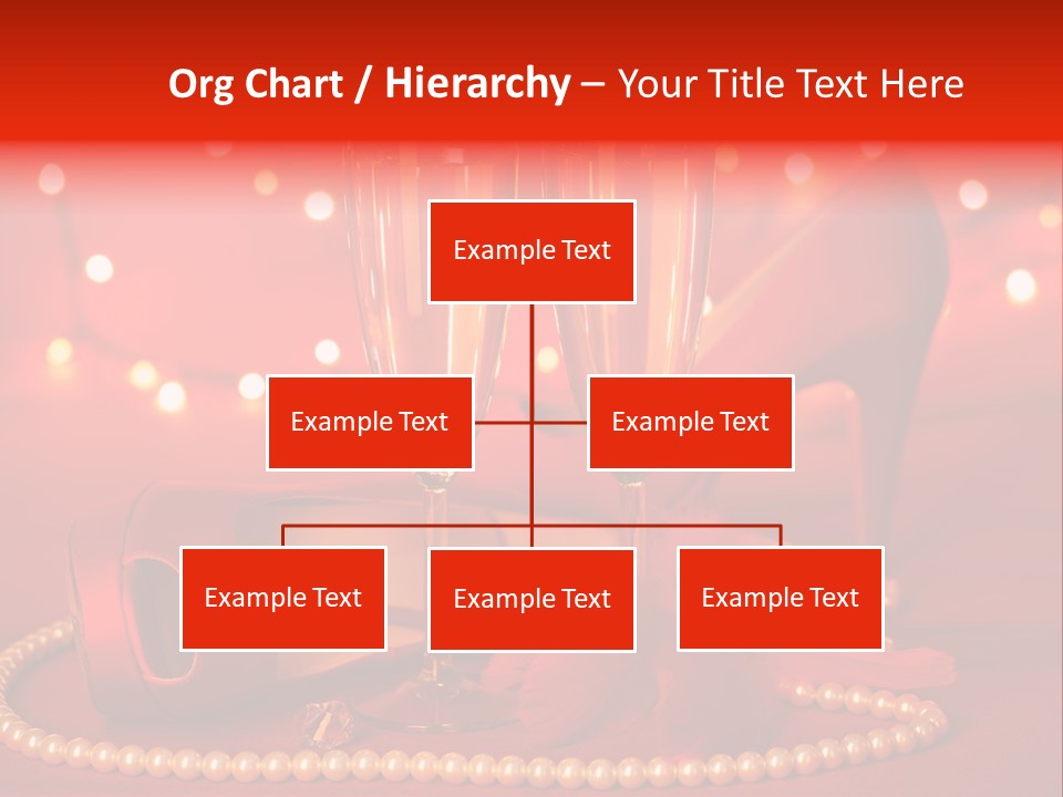 Shoe Pearls Female PowerPoint Template