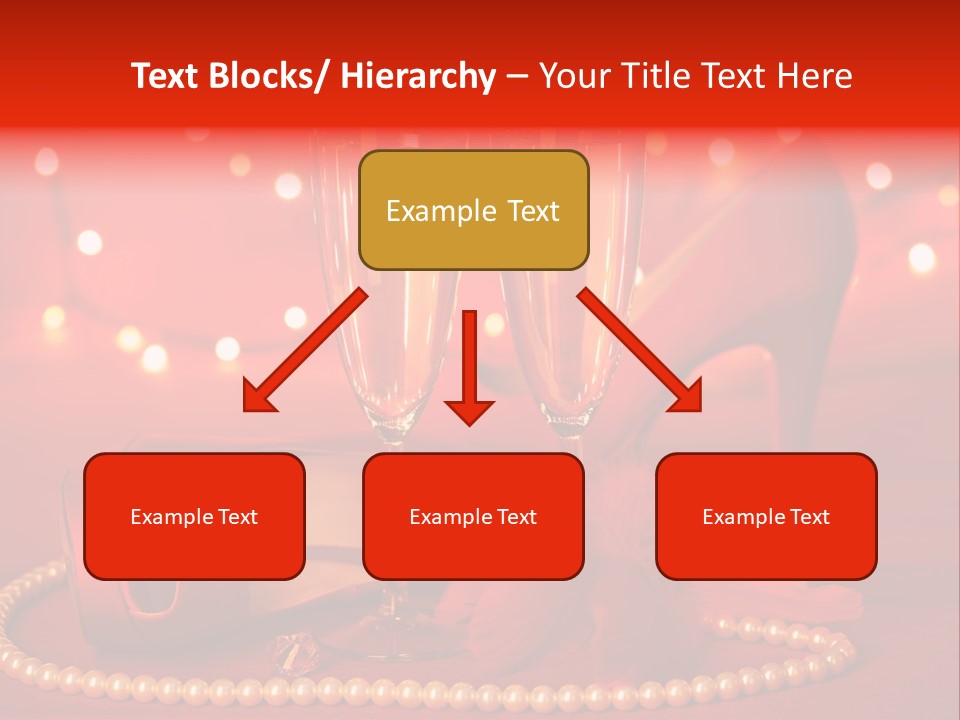 Shoe Pearls Female PowerPoint Template