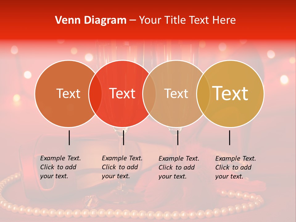 Shoe Pearls Female PowerPoint Template