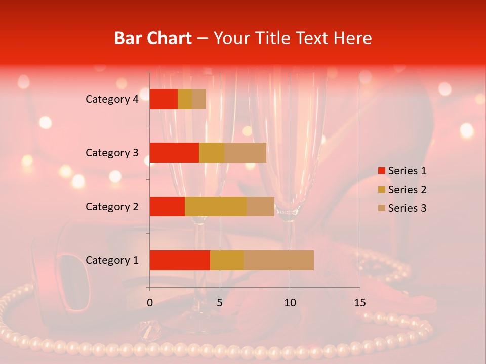 Shoe Pearls Female PowerPoint Template