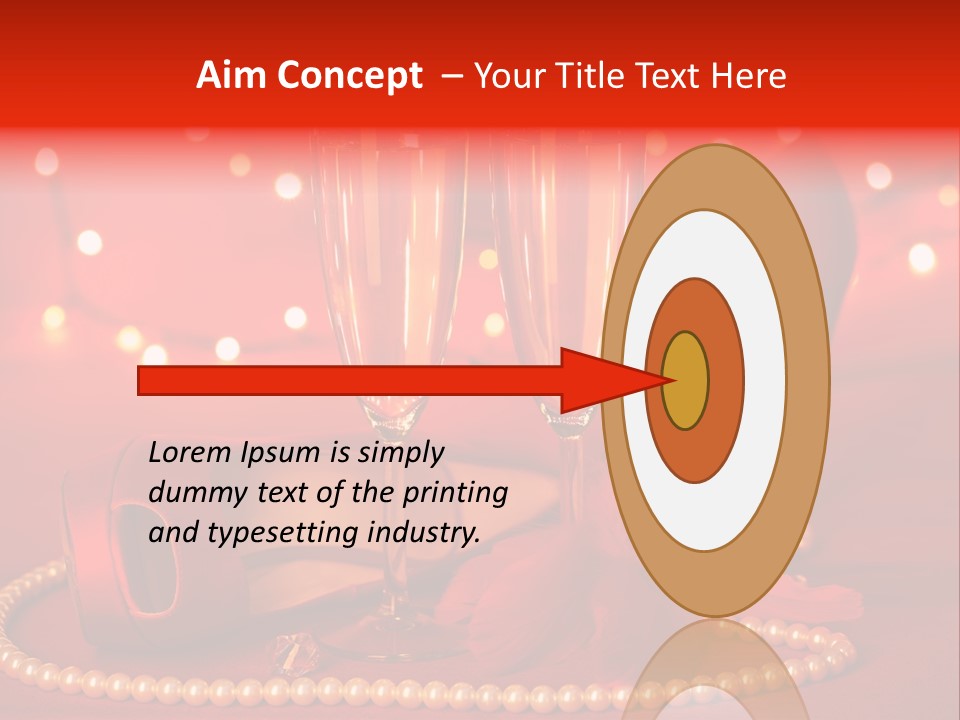 Shoe Pearls Female PowerPoint Template