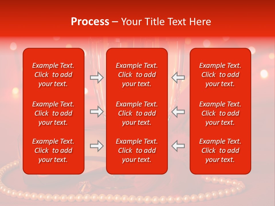 Shoe Pearls Female PowerPoint Template