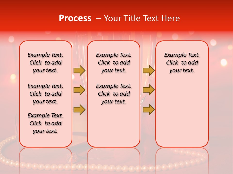 Shoe Pearls Female PowerPoint Template