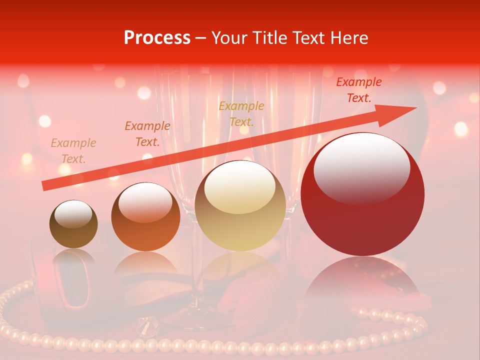 Shoe Pearls Female PowerPoint Template