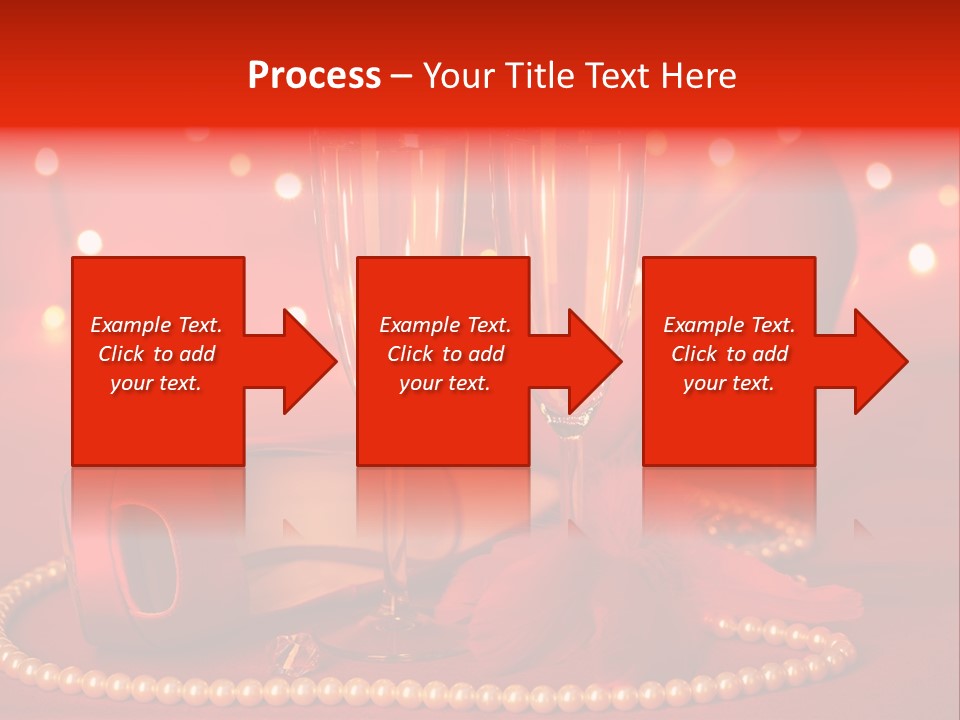 Shoe Pearls Female PowerPoint Template