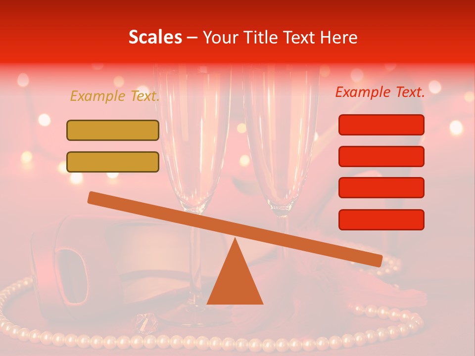 Shoe Pearls Female PowerPoint Template